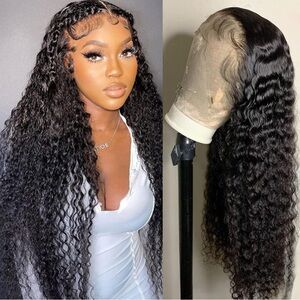 Brand New SFY Water Wave 13x4 HD Transparent Lace Front Wigs Human Hair  26 inch